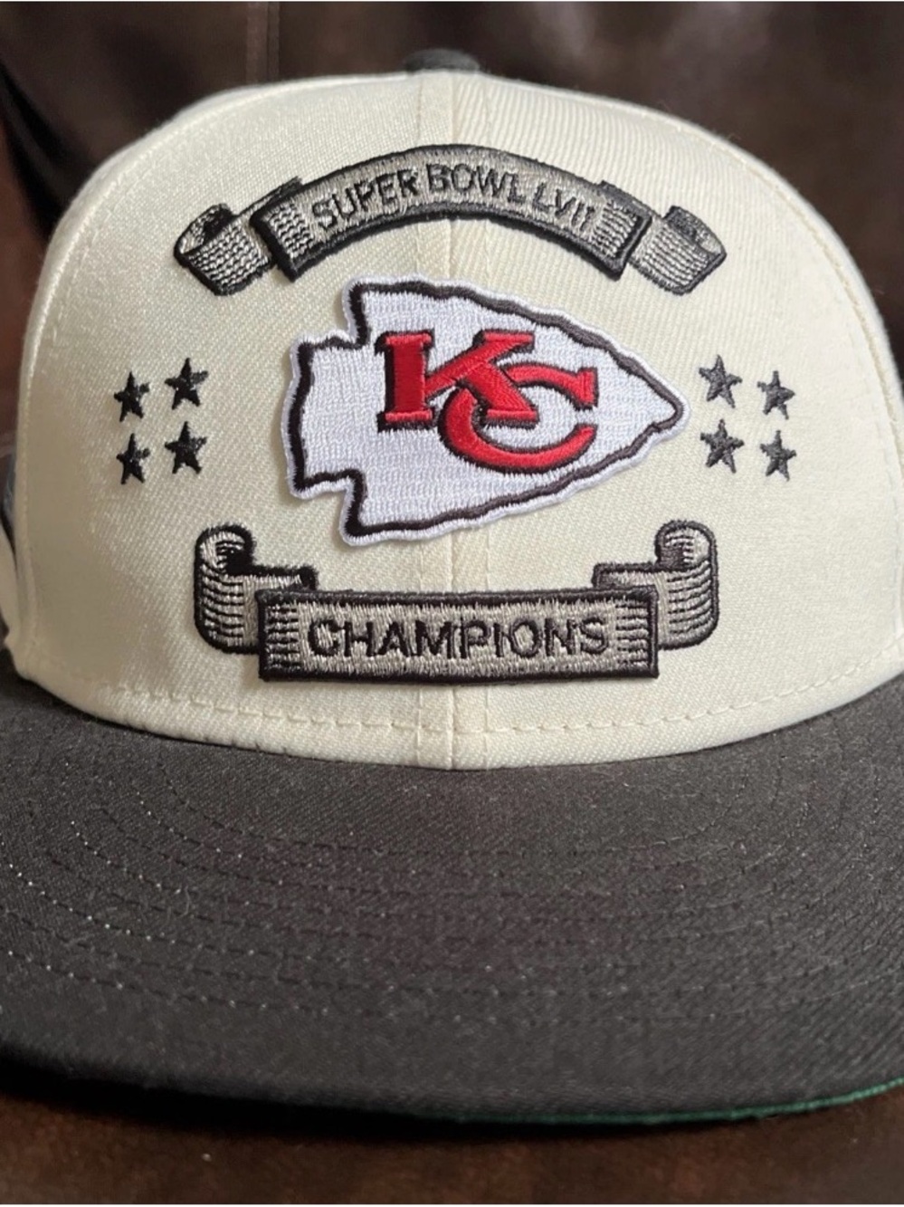 Kansas City Chiefs Super Bowl LVI Champions Snapback Hat - White/Red